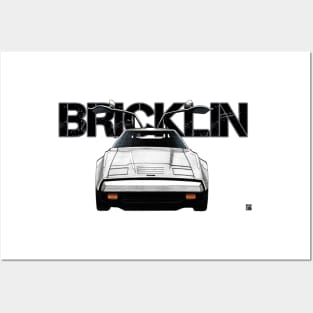 Bricklin SV-1 (Front) Doodle Posters and Art